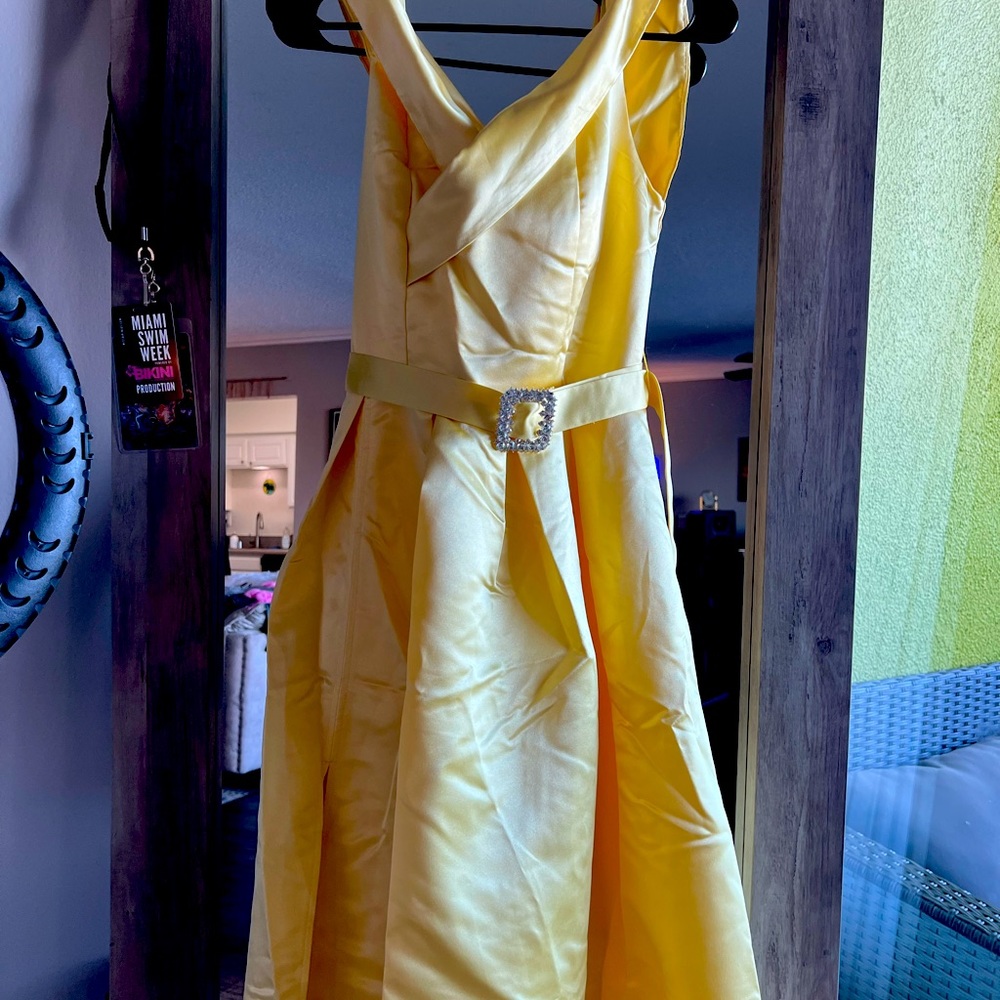 Yellow Ball gown. Never worn